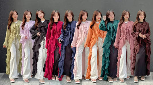 Hawa Cardigan Premium (Boleh Dipakai Dengan) | Modest Long Cardigan in Malaysia – Adeera.co