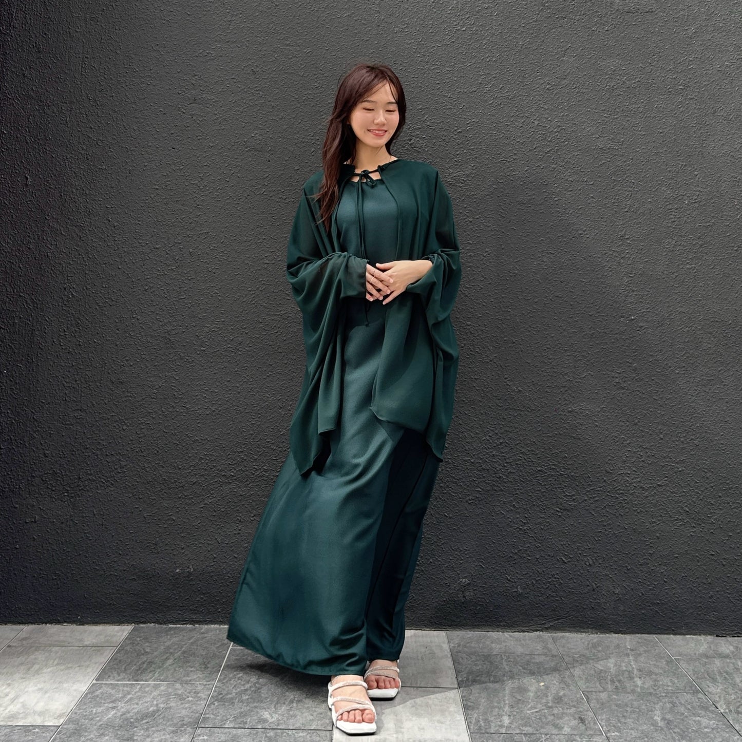 Hawa dinda cardigan dress