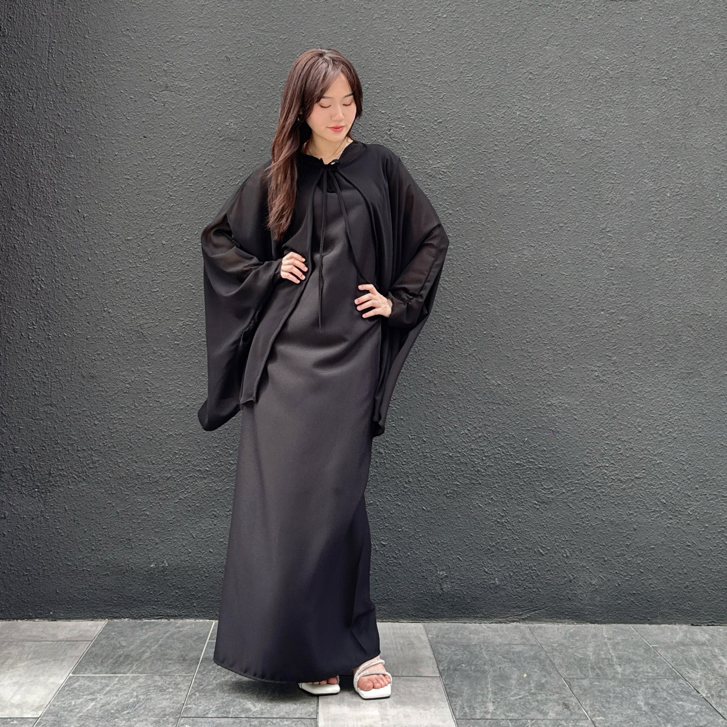 Hawa dinda cardigan dress