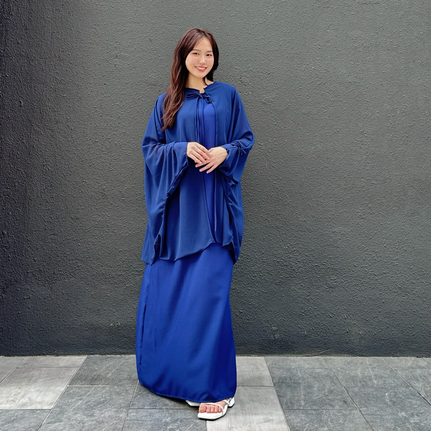 Hawa dinda cardigan dress