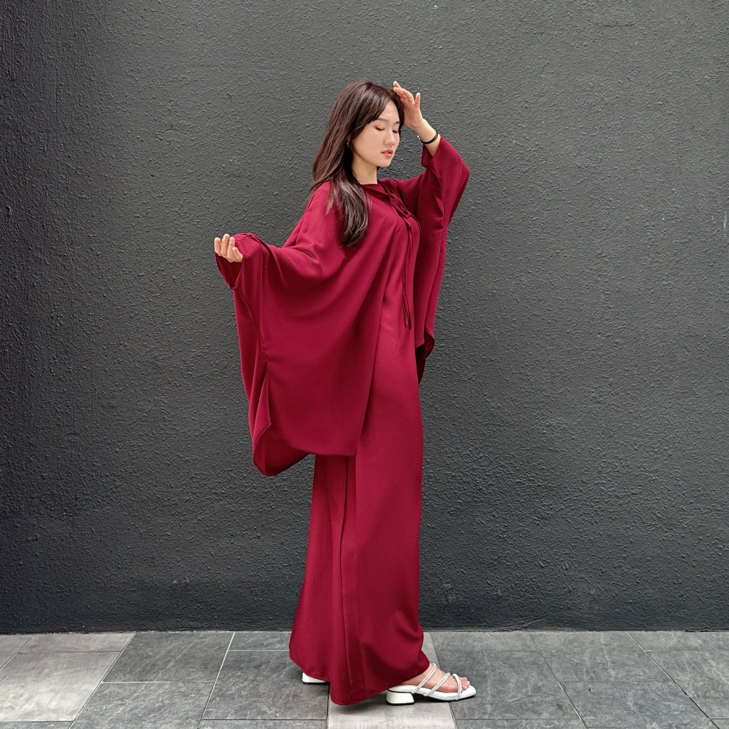 Hawa dinda cardigan dress